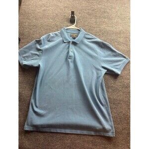 Vtg Abercrombie & Fitch Polo Blue  A&E on Sleeve Reliable Outdoor Goods  Sized L